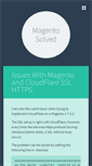Mobile Screenshot of magentosolved.com